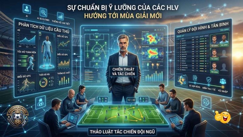 Sự chuẩn bị kỹ lưỡng của các HLV trước thềm mùa giải mới