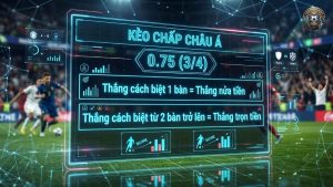 Định Nghĩa Kèo Chấp 3/4 (0.75) Là Gì?
