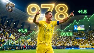 Ronaldo ăn mừng bàn thắng thứ 978 trong sự nghiệp cùng các đồng đội
